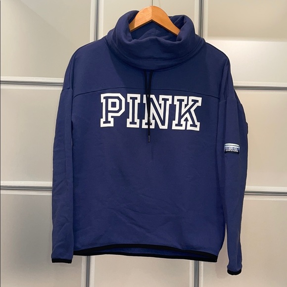 PINK Victoria's Secret Tops - Victoria’s Secret PINK Cowl Neck Sweatshirt